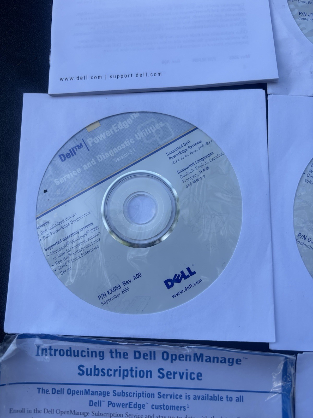 Dell PowerEdge Utility Suite CD Set Version 5.1 Windows & Linux Multi-Language