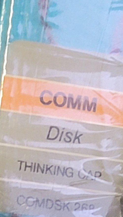 Thinking Cap The Outline Processor by Broderbund for C64 – C128 RARE. UNTESTED