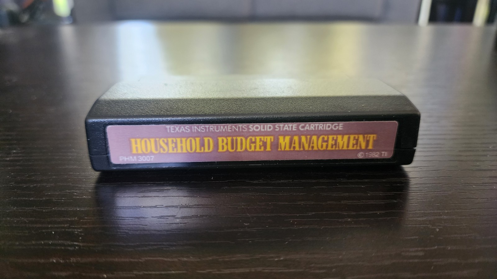 Vintage Household Budget Management Software Cartridge for the Ti994A Computer