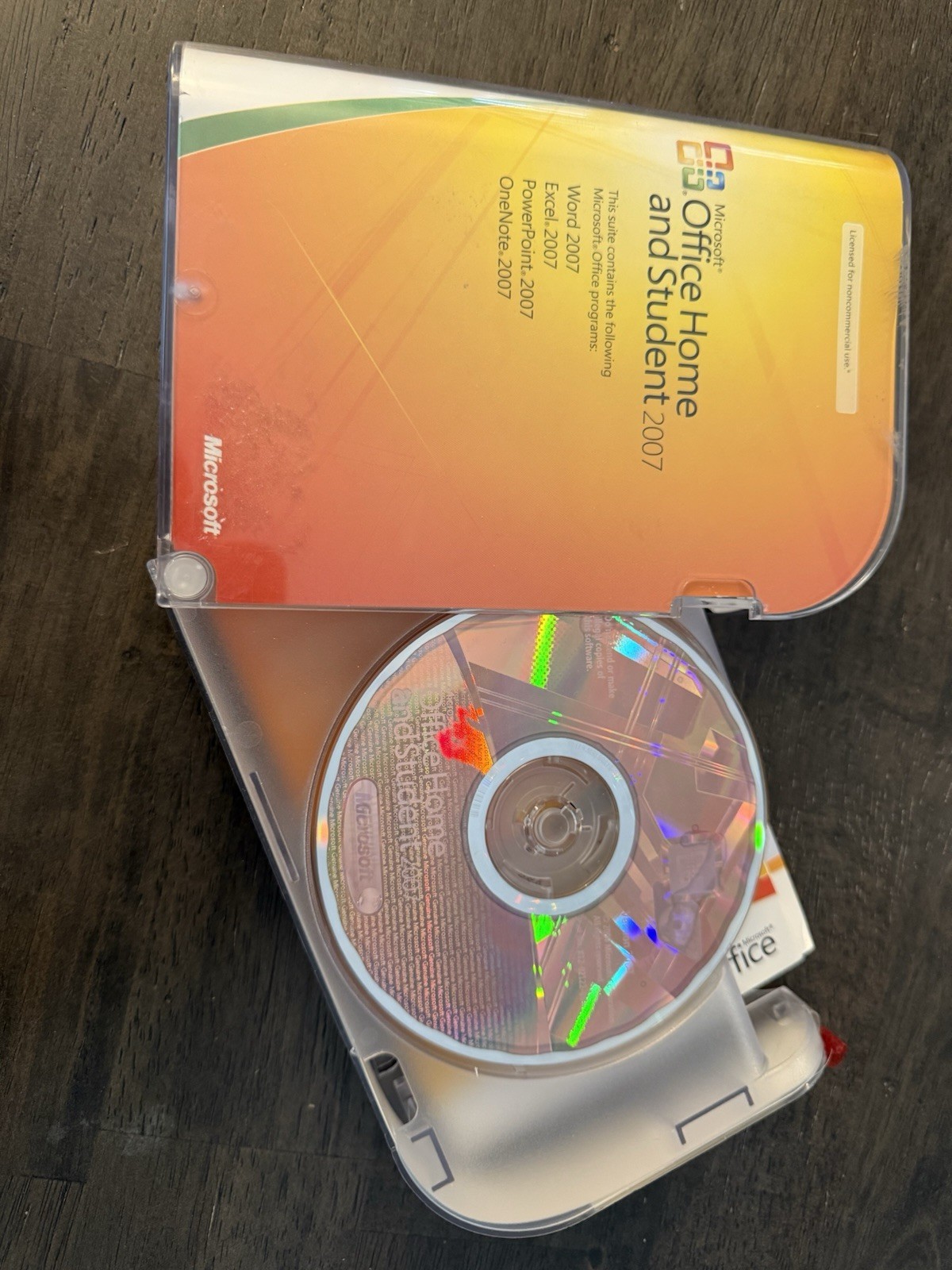 Microsoft Office 2007 Home and Student Disc In Original Case With Product Key