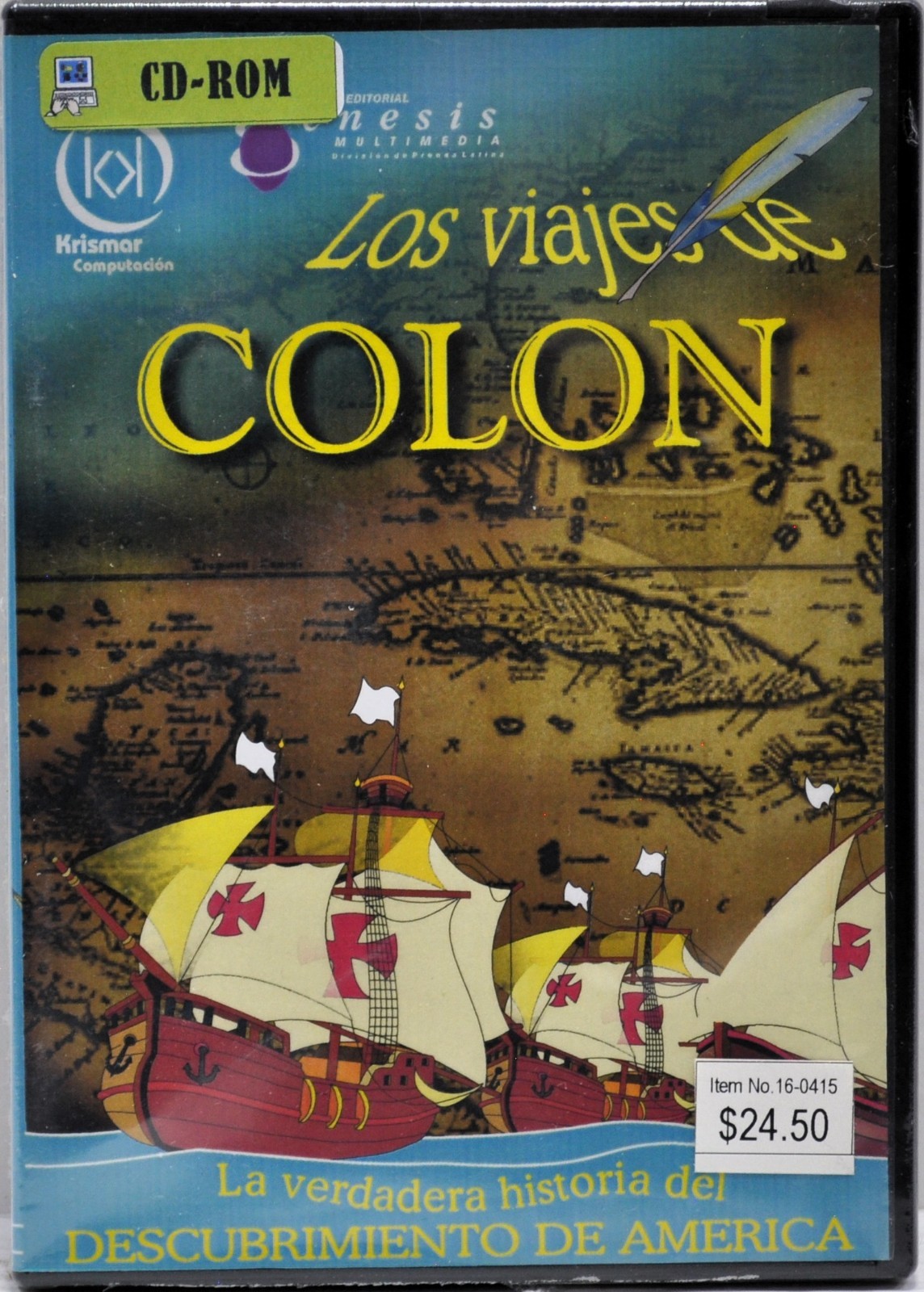 NEW Los viajes de Colon – CD-ROM – 2002 – Spanish – Educational – Mexico