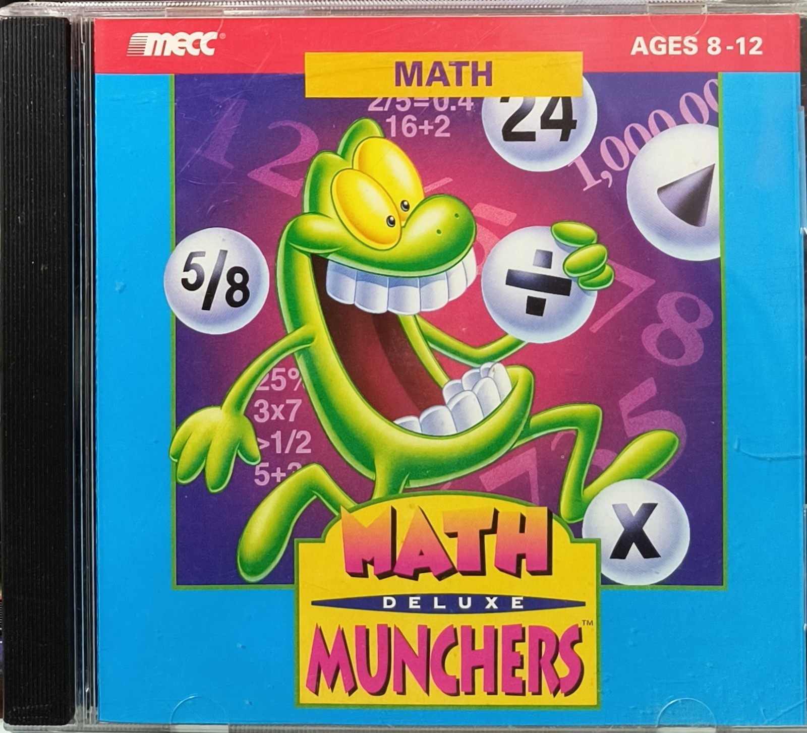 Math Munchers Deluxe Ages 8-12 CD-ROM The Learning Company