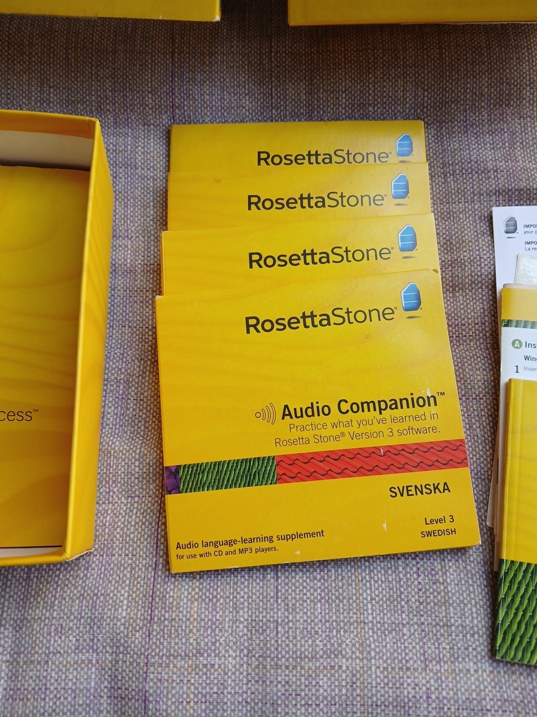Rosetta Stone Swedish 1,2 &3