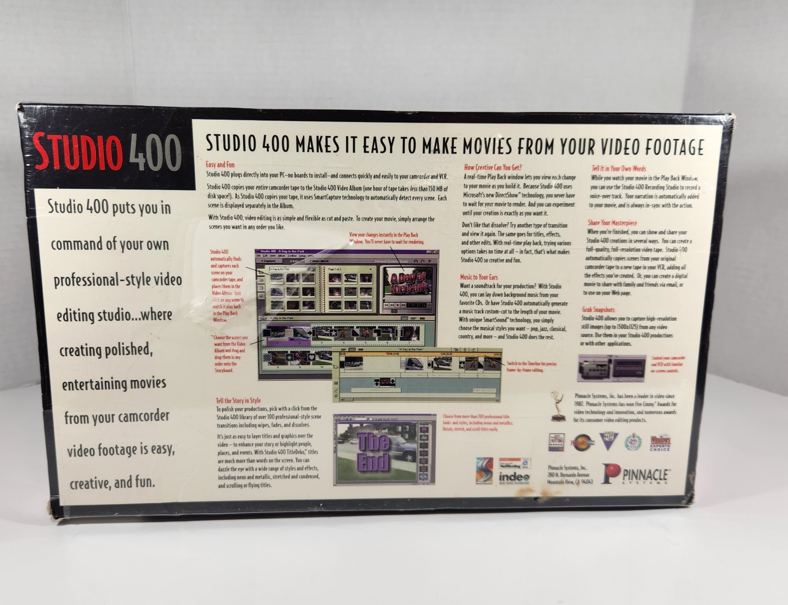 PINNACLE SYSTEMS STUDIO 400 VIDEO EDITING DEVICE NEW SEALED BOX