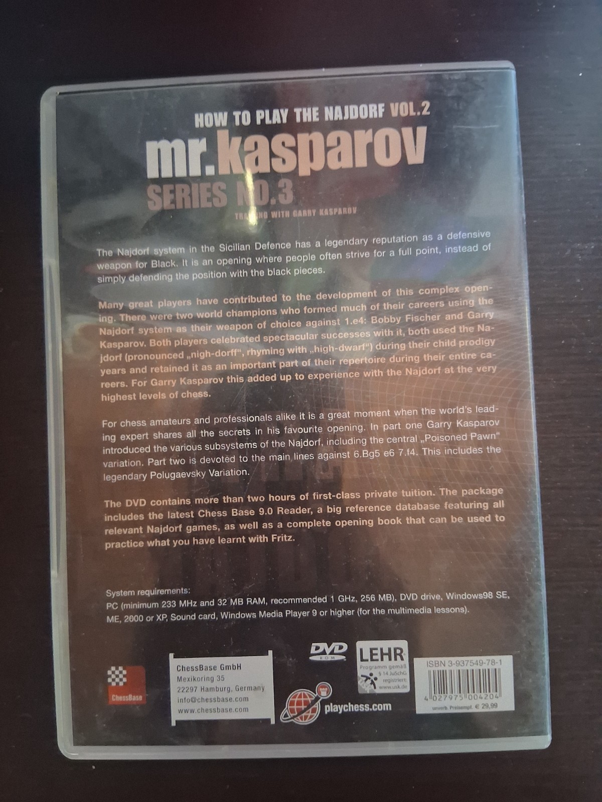 Garry Kasparov Chess Software 2-Pack – The Best of Garry & Najdorf Vol. 2 DVD