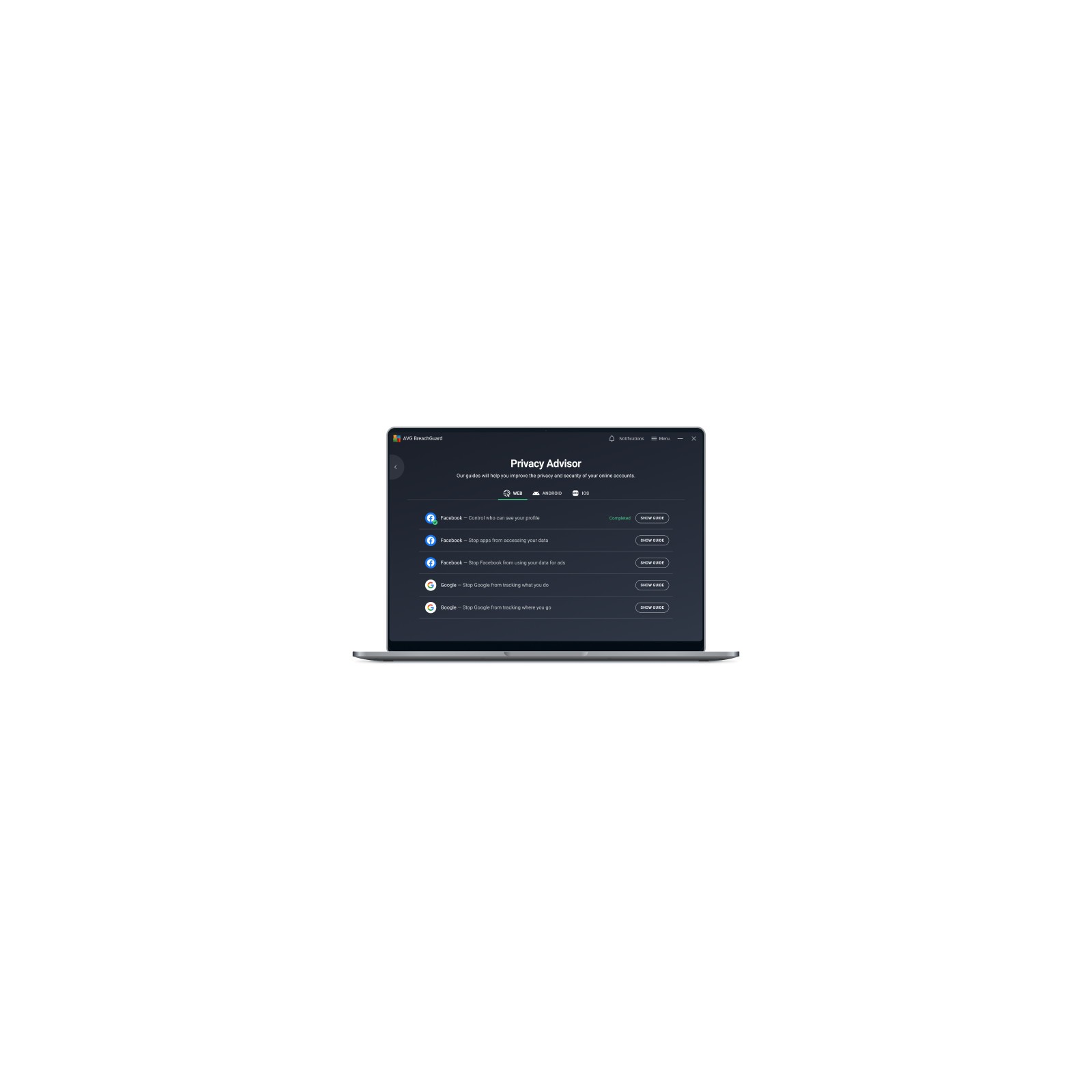 AVG BreachGuard 2026 | 1 Year 1 PC | Windows | Download