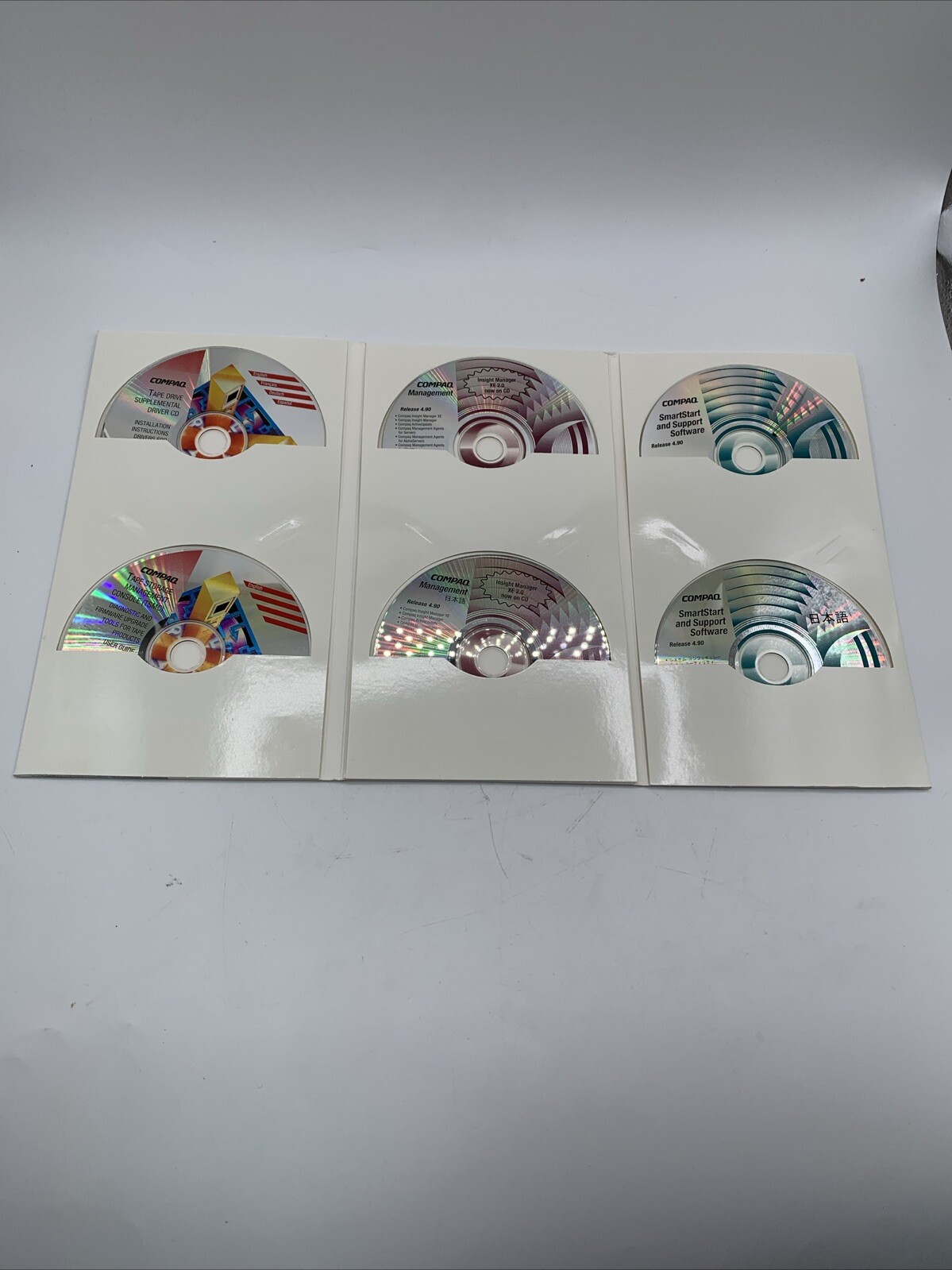 Lot Of 8 Compaq Veritas Computer Associates Storage Utility Software See Pics