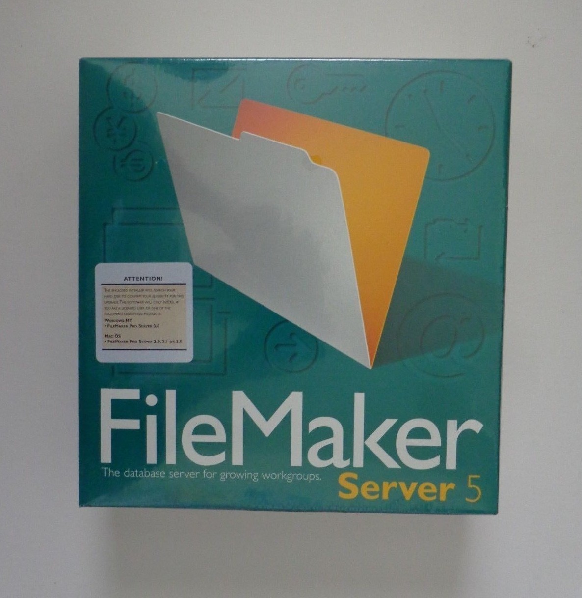 FileMaker Server 5.0 Upgrade (Factory Sealed Retail Box)