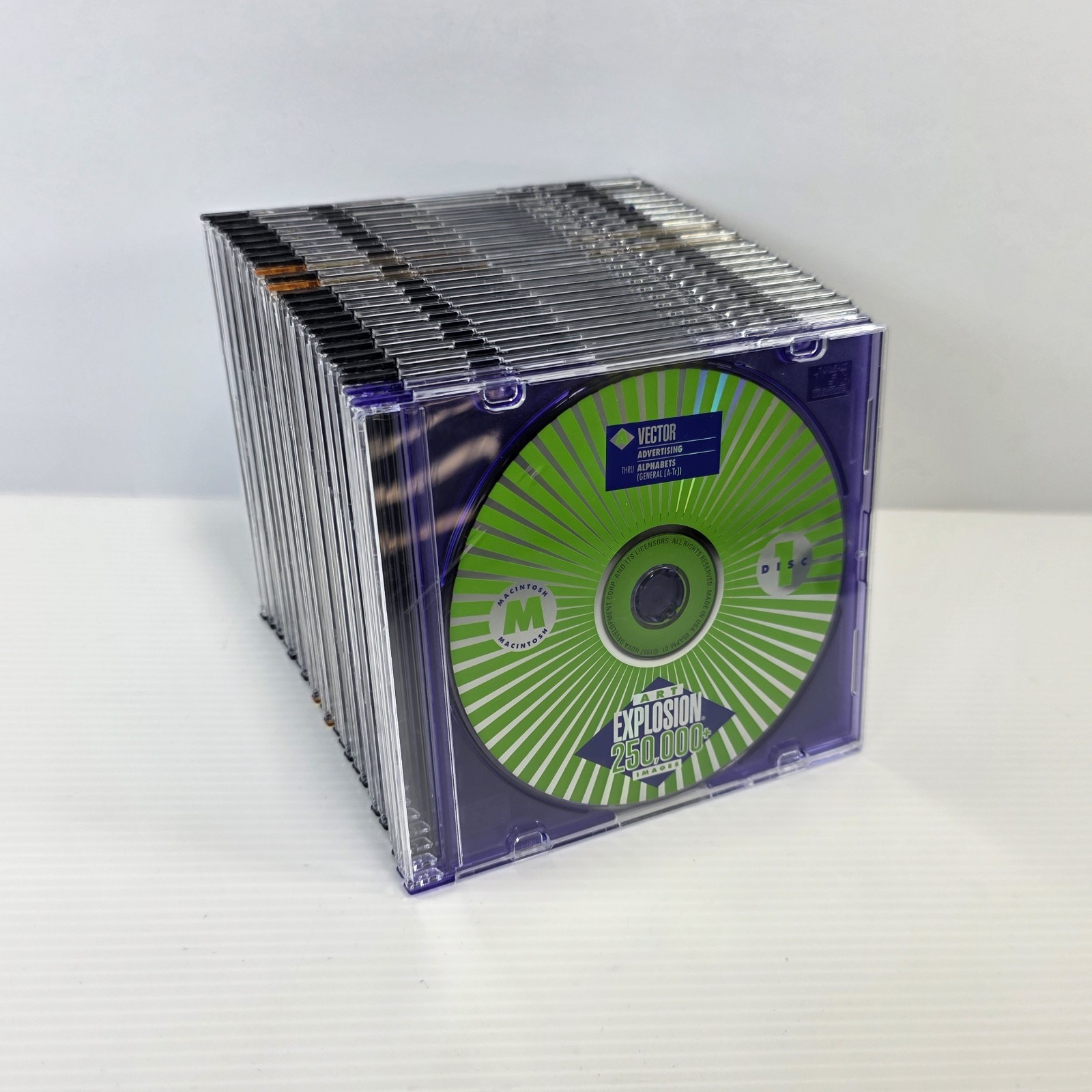 Art Explosion 250k Clip Art COMPLETE 23 CD Set Win Mac – Clean Jewel Cases – WMF