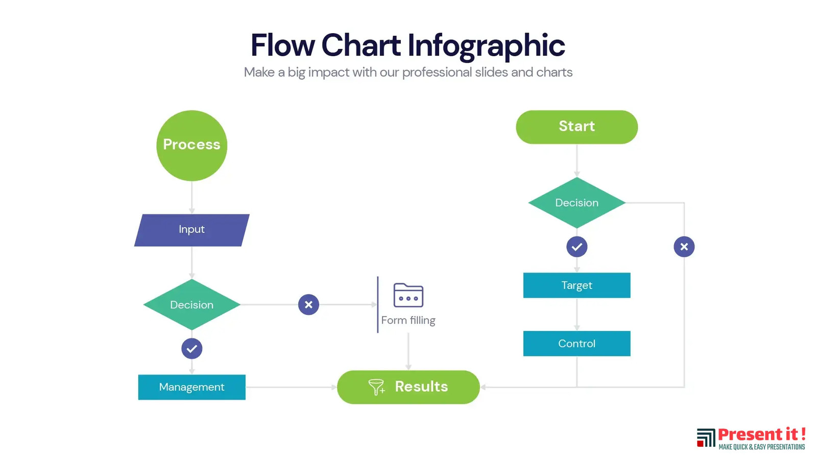 Flow Chart Infographic | Premium Templates