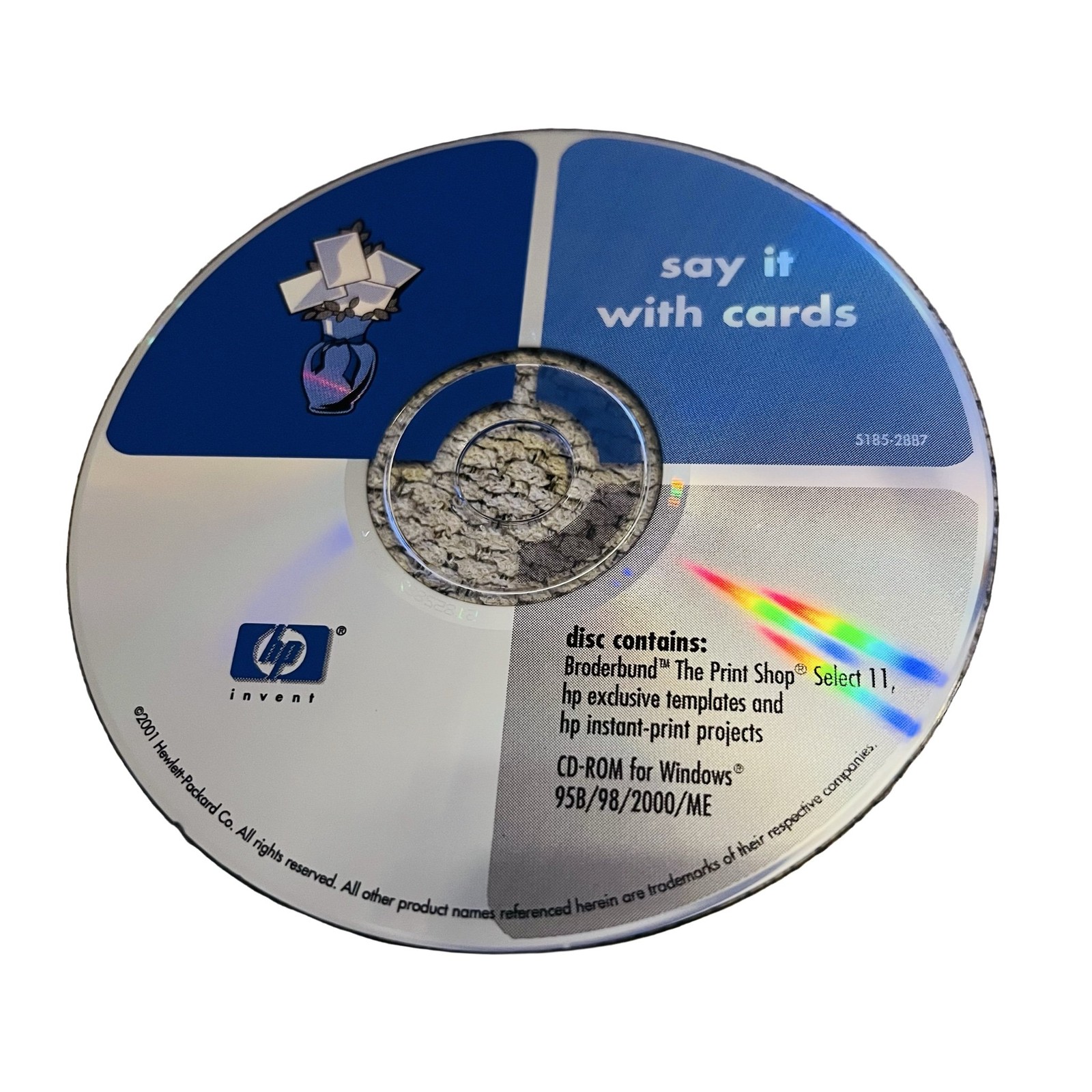 HP Broderbund Print Shop Select 11 CD-ROM Windows 95/98/ME/2000 Software