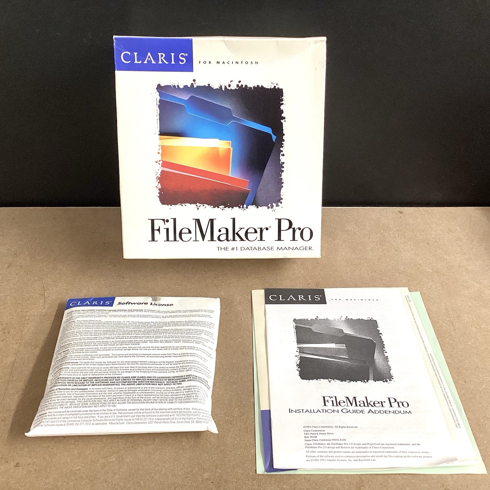 FileMaker Pro For Macintosh 1993