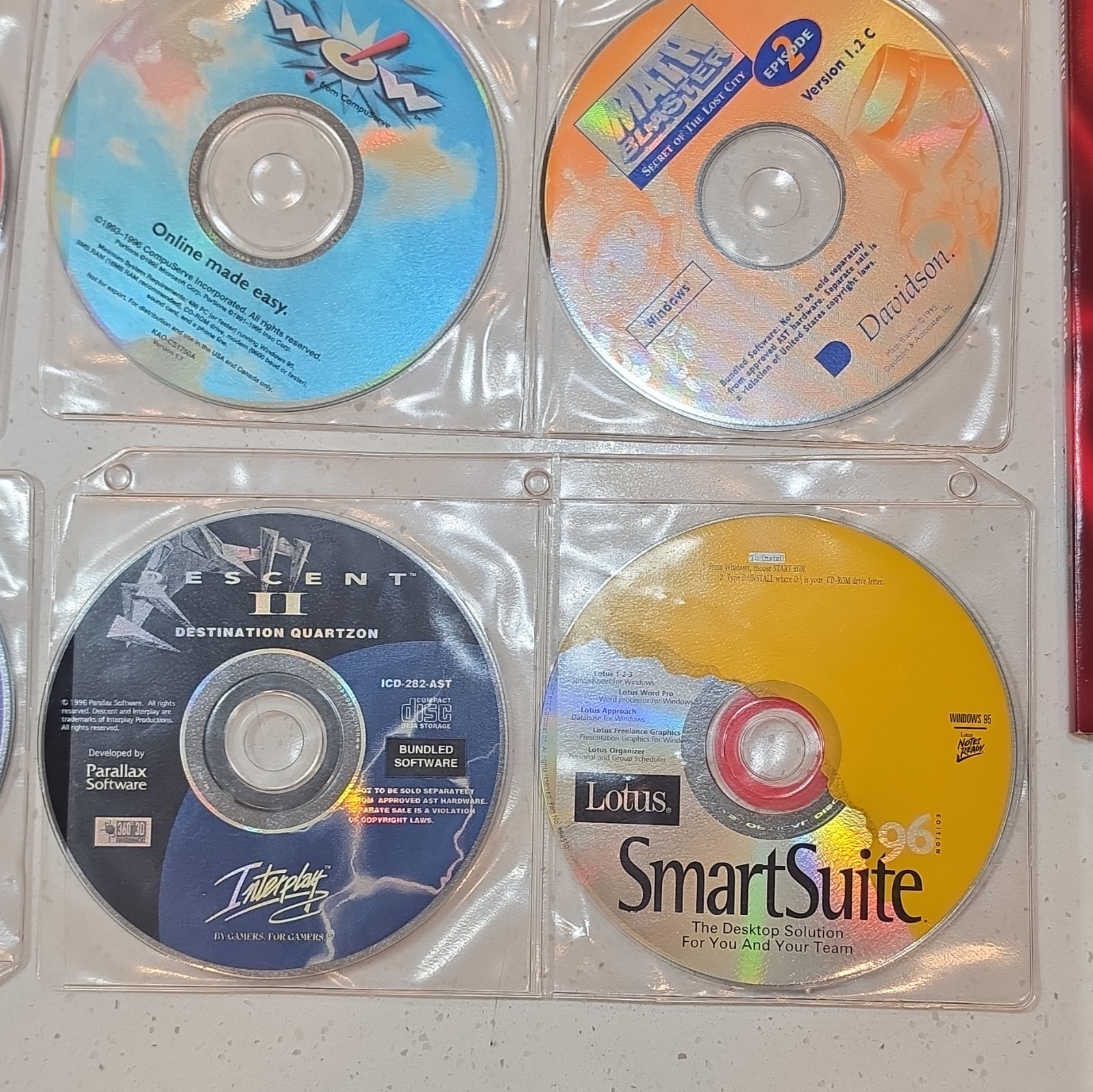 Vintage 90s PC CD-ROM Software Lot Windows 95 Print Artist CreataCard…