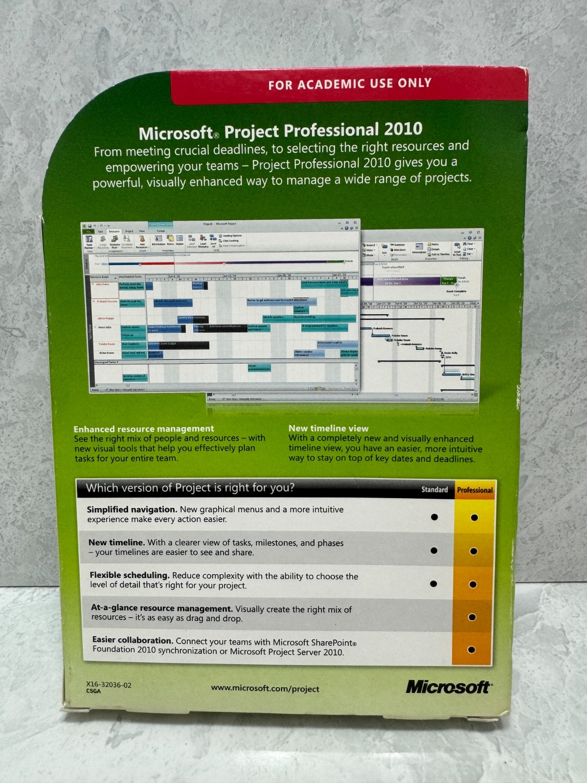 Microsoft Project Professional 2010 Academic with Product Key
