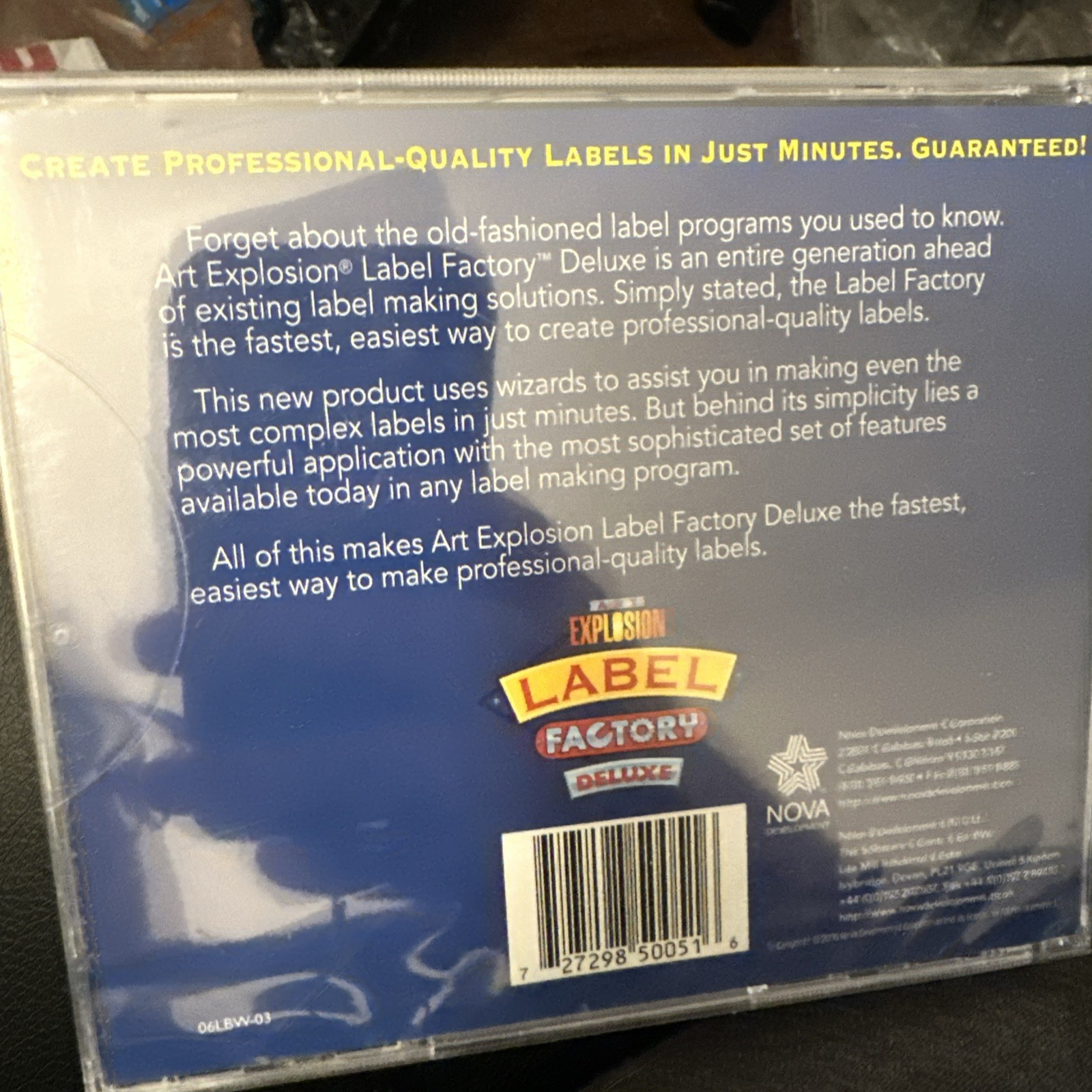 Nova Development Art Explosion Label Factory Deluxe