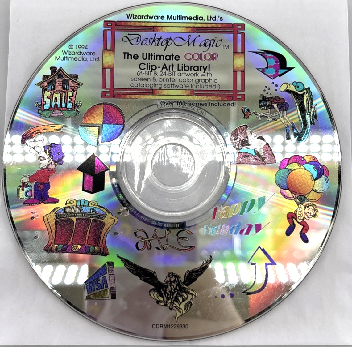 Wizardware Multimedia Desktop Magic The Ultimate Color Clip Art Library VTG Y2K