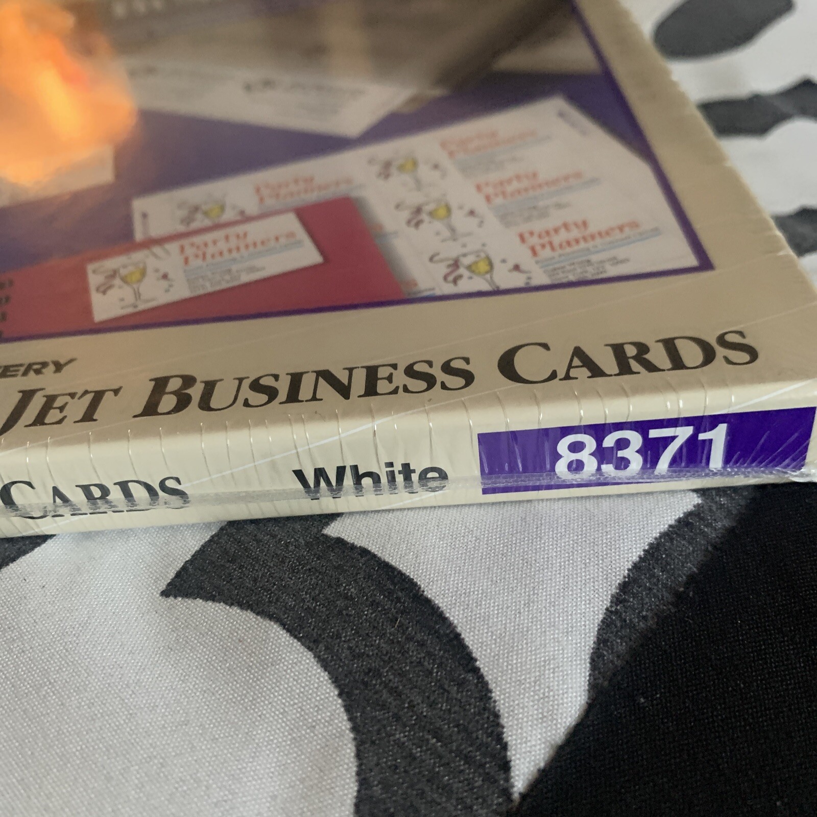 Avery 8371 Inkjet Business Cards Matte White 2 x 3.5” 250 Cards New Vintage 1994